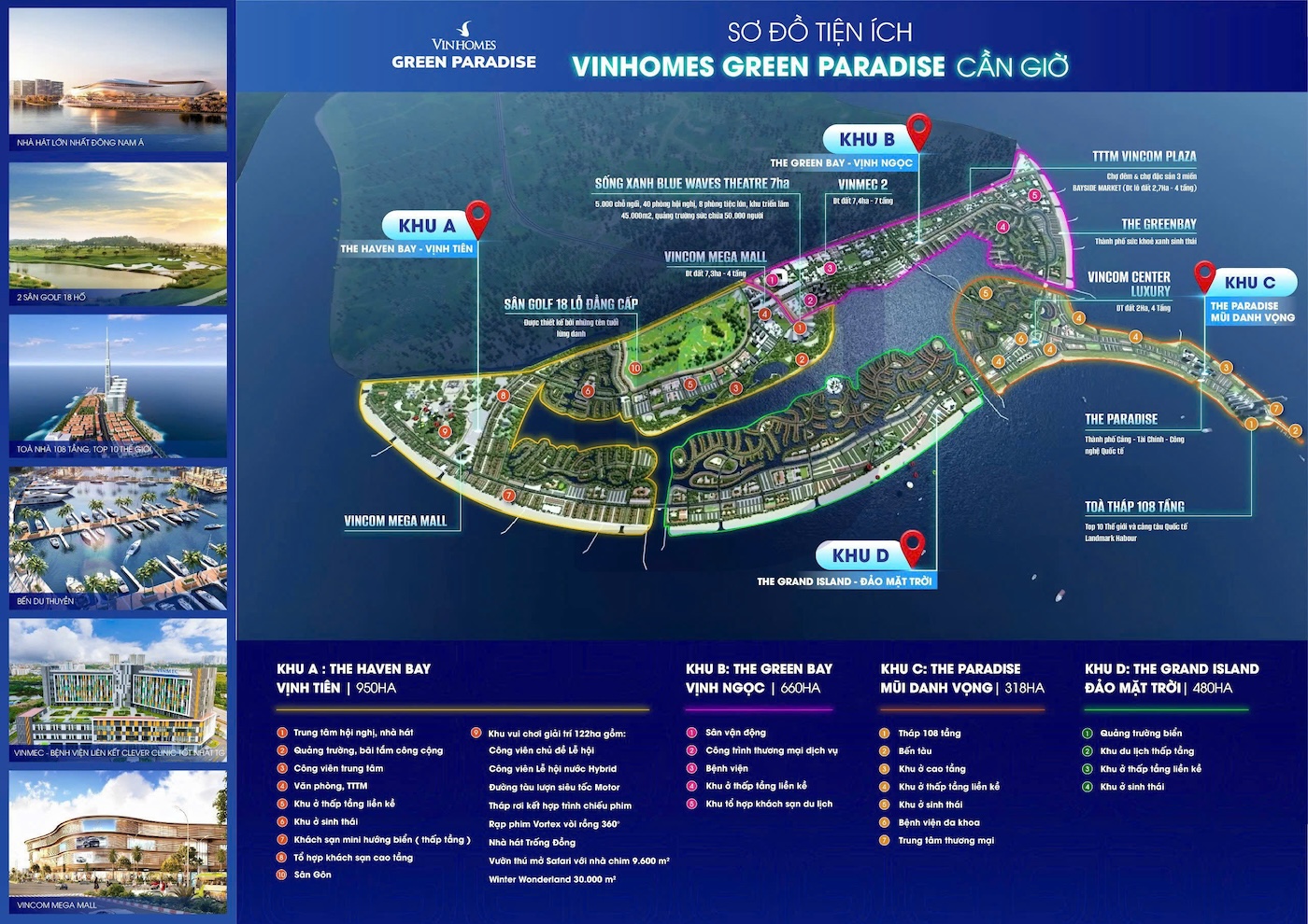 Tiện ích nhà phố Vinhomes Cần Giờ đồng bộ và đẳng cấp