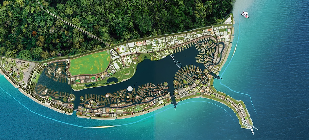 Paradise Lagoon được ví như “trái tim xanh” của dự án